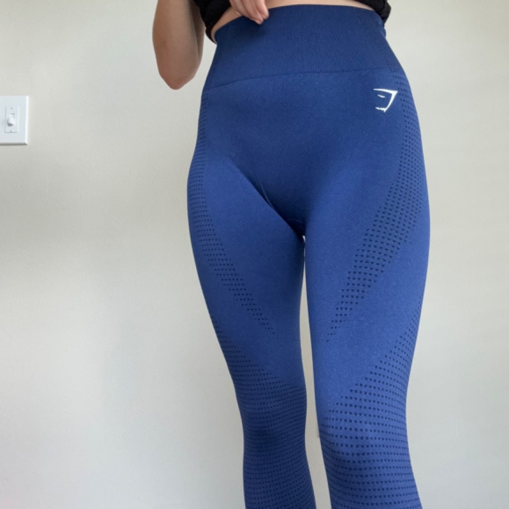 Gymshark Vital Seamless 2.0 Leggings in Stellar Blue Marl